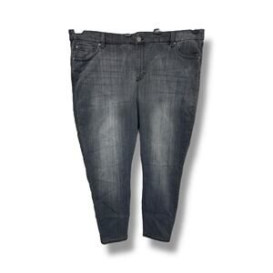 Truth + Theory Women’s Ankle Skinny Super Soft Stretch Jeans, Concrete, sz 24W